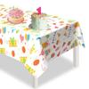 Paready Disposable Birthday Tablecloth, Decorations, Table Cover, Table Decor, Birthday Decorations, Party Supplies, Kids Party, Celebration, Girl, Ch