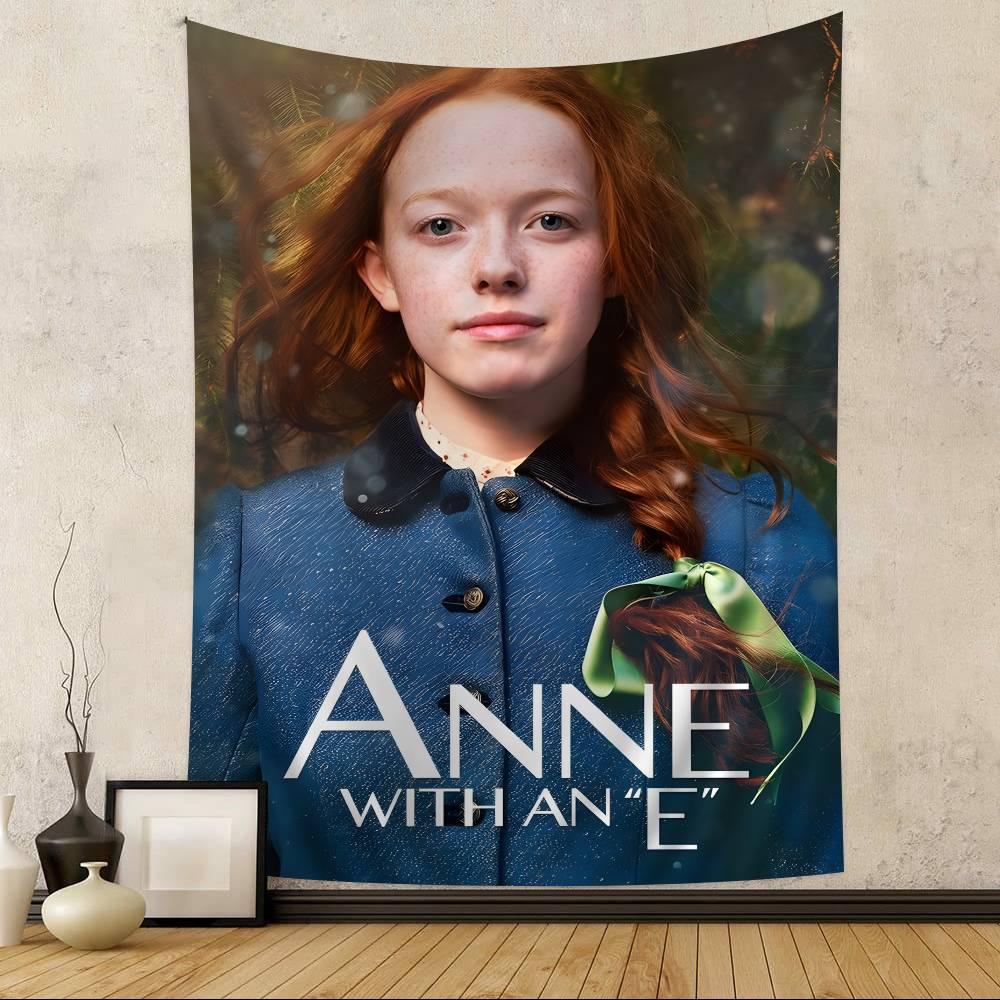 Anne With An E Anime Tapestry Art Printing Japanese Wall Tapestry Anime Wall Hanging Home Decor