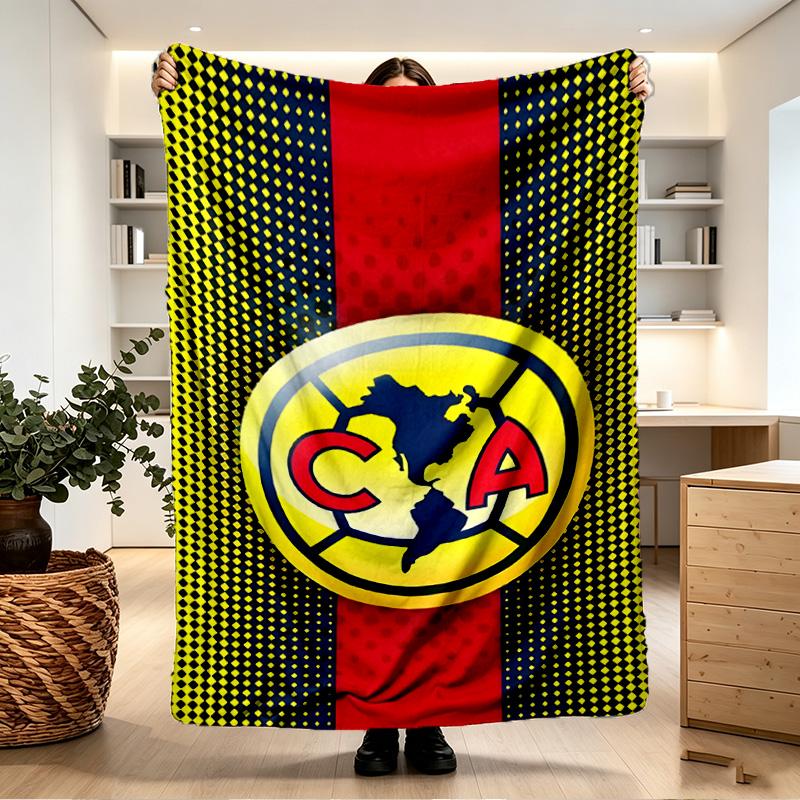 Club America Print Blanket - Soft & Comfortable, for Bedroom, Travel, Sofa, Home Decoration - Birthday Christmas Gift for Friend