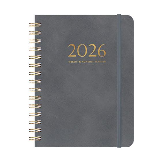 2026 Weekly Monthly Planner Portable A5 Size Agenda Notepad Stylish Design Schedule Book School Supplies