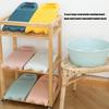2PCS Extra Large Household Washboards Heavy Duty Plastic NonSlip Bottom Efficient Fabric Cleaning Laundry Washing Board