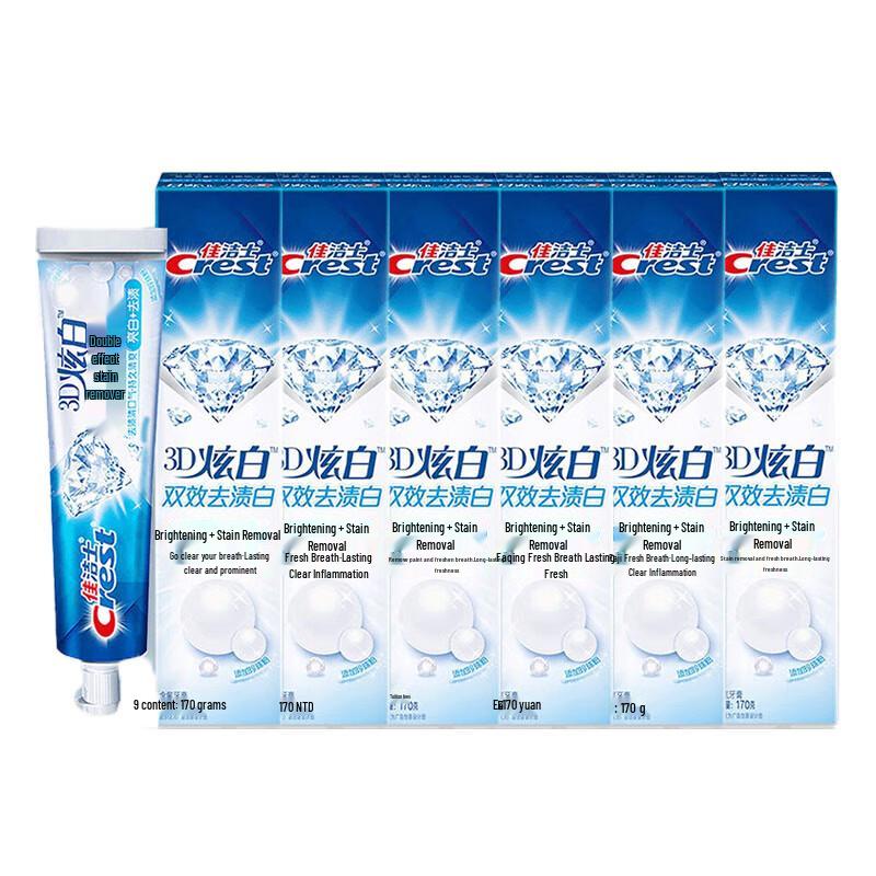 Crest 3D White Dual Effect Toothpaste