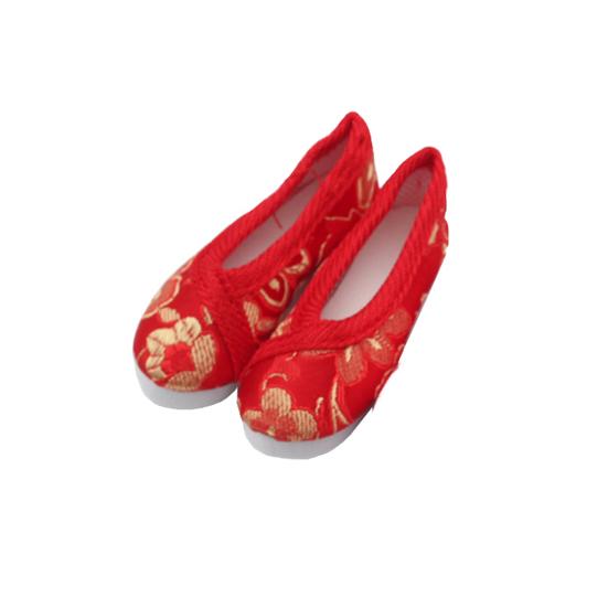 1 Pair 7.8cm Pretty Chinese Style Gift Simulated 60cm Ball Jointed Girl Doll Cloth Shoes Styling Supplies BJD Flat