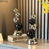 Kreatywne geometryczne rzeźby kuliste Ozdoby Dekoracja biurka Nowoczesne rękodzieło Abstrakcyjna ceramiczna statua Wystrój estetyczny pokoju