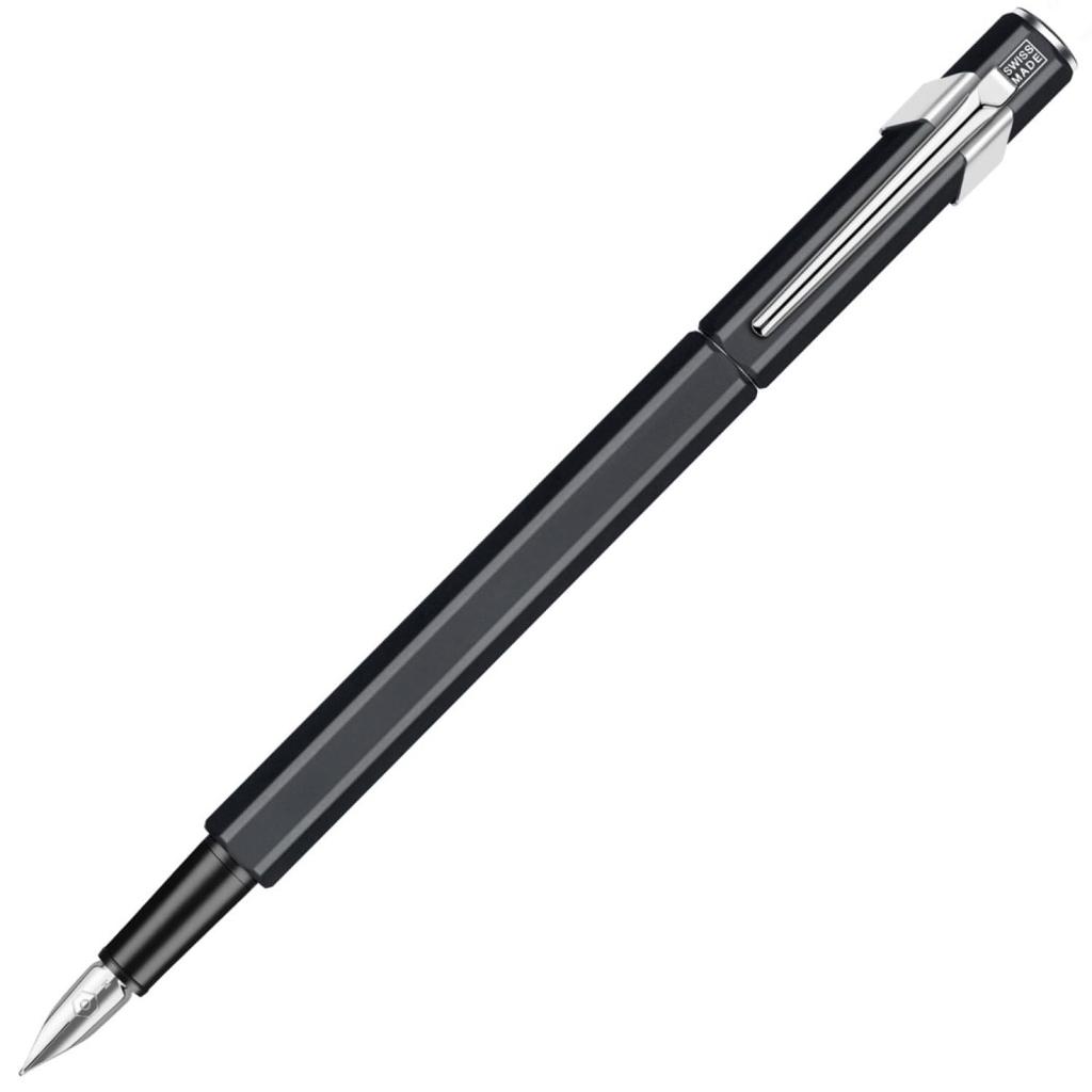 Caran Fountain Pen EF Extra Fine 849 Black Dual Use Official Import d'Ache 0842-009
