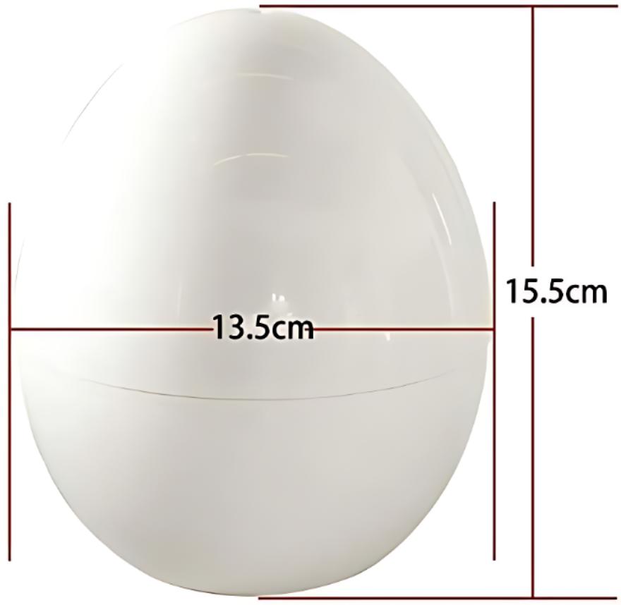 White PP Steamer 13.5 x 14 x 15.5 cm Microwave Safe 1 Piece Package Contents Steamer