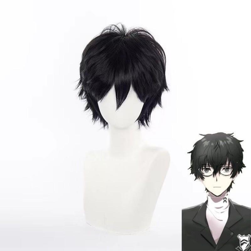Jujutsu Kaisen Fushiguro Toji Cosplay Wig Black Short Synthetic Men Role Play