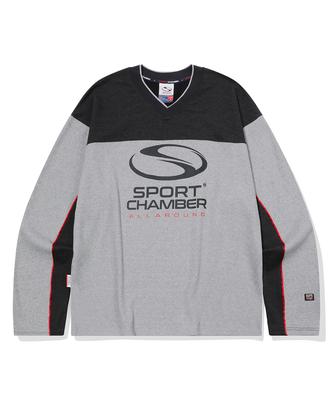 SPORT CHAMBER Sc Block Symbol T-Shirt (Charcoal)