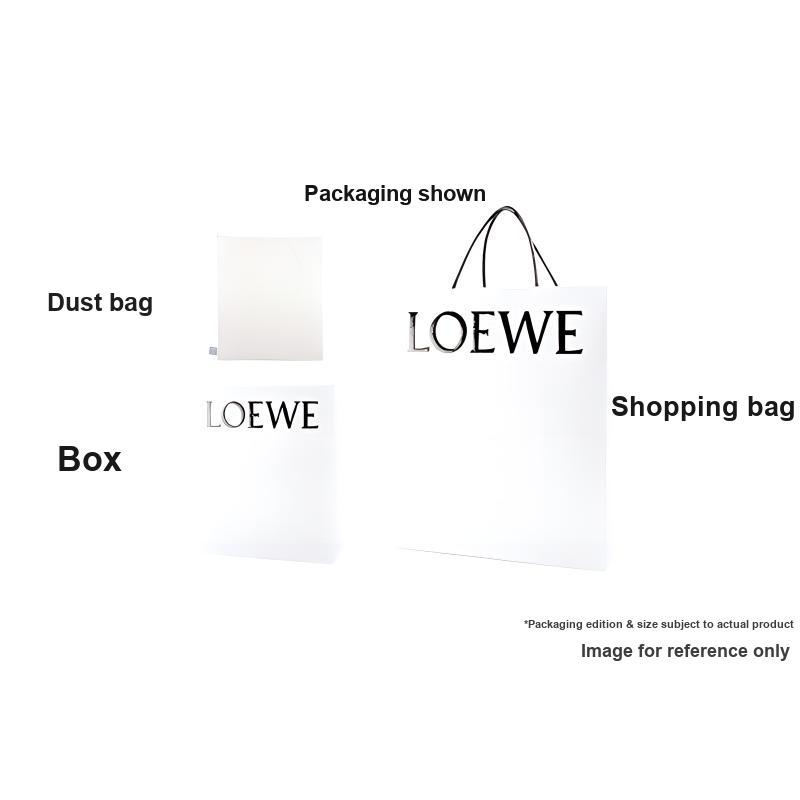 Loewe Anagram Puffer Textured Four Slot Solid Color Glossy Nappa Leather Card Holder Women Accessories Black C821322X01-1100