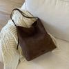 Large-capacity Bucket Bag, Retro Casual Tote Single-shoulder Crossbody Large Bag