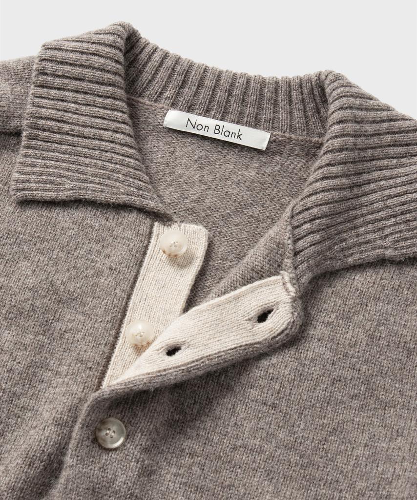 NONBLANK Wool Collar Knit_Dormouse Beige