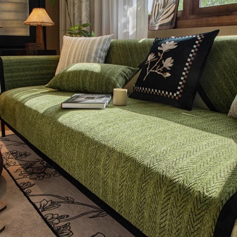 Chenier Sofa Cushion, Universal In All Seasons, Non-slip and Dirt-resistant Seat Cushion, French Medieval Fabric Sofa Cover Cover Cloth