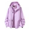 Men Women 3-in-1 Waterproof Windproof Hiking Jacket With Fleece Liner Outdoor Trekking Camping Rainy Weather