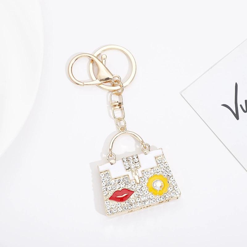 Fashion Cute Crystal Women Rhinestone Bag Lady Wedding Jewelry Trinket Car Girl Gift Bag Charm