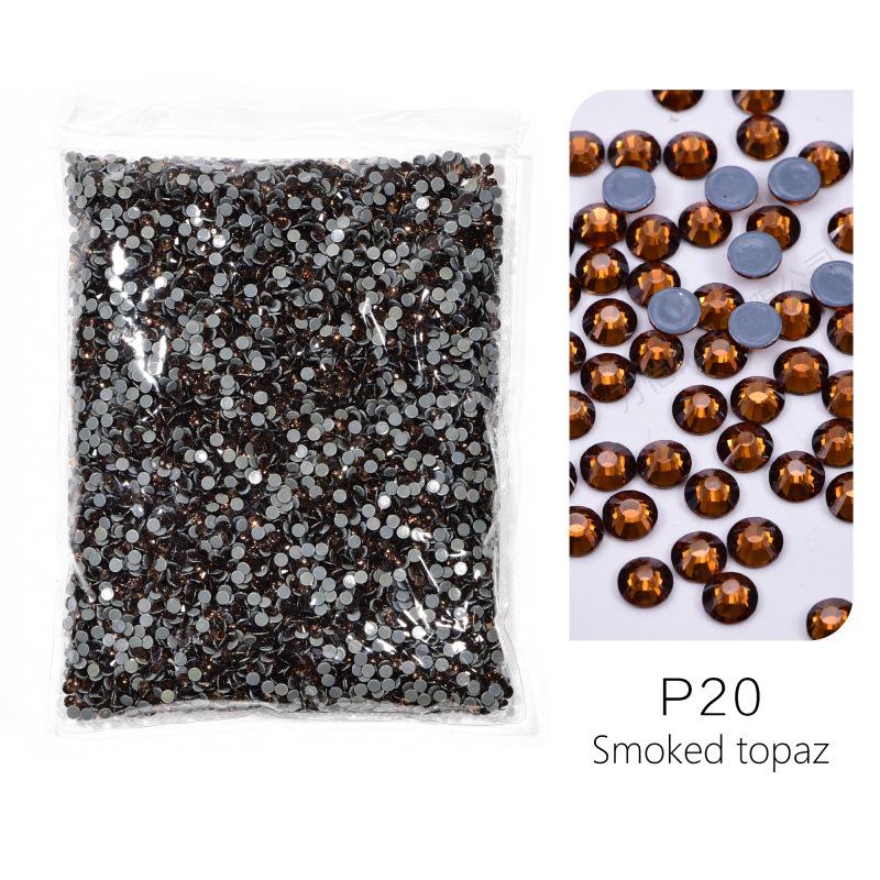 Large Packaging Uniform Glass Imitation Austrian Hot Diamond, Hot Melt Adhesive Bottom Diy Clothing Shoes And Hats Jewelry Rhinestone