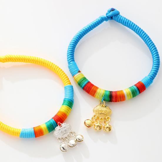 Pet Collar Vibrant Color Wear Resistant Polyester Pet Weave Longevity Lock Necklace Dog Collar Pet Supplies