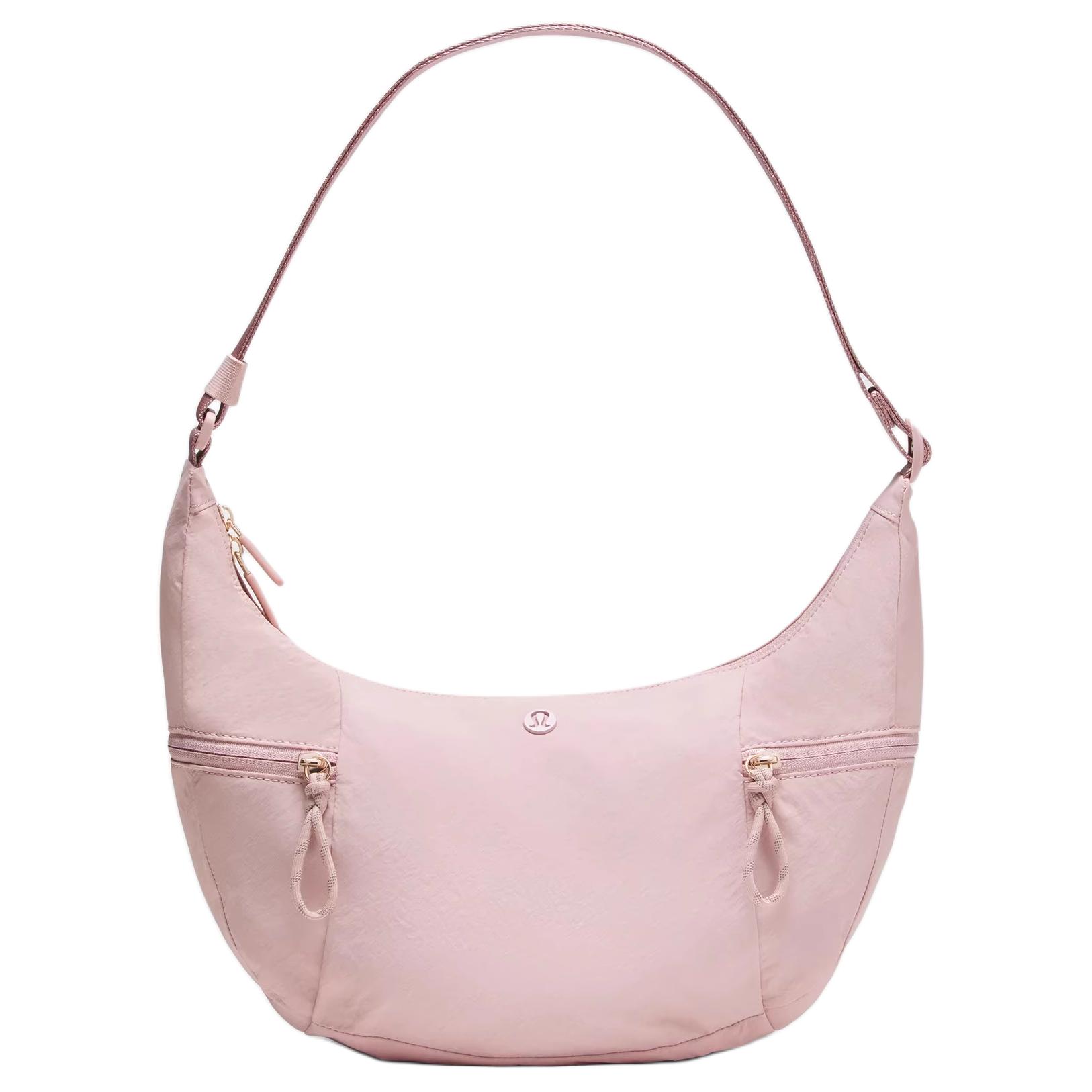 Lululemon Slouchy 6L Classic Logo Design Shoulder Bag Women bags Smoky-Pink LU9CACS-020392 Smoky Pink