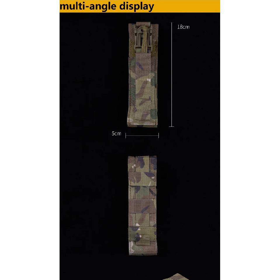 Quick Tourniquet Pouch, MOLLE System Waist Bag, Easy Install Outdoor Accessory, Tactical Storage Pouch for CS Shooting, Camping & Emergency Survival