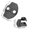 8Pcs Car Door Latch Buckle Cover Door Stopper Limiter Protection Cove For Tesla Model 3 Y 2016 2017 2018    -024