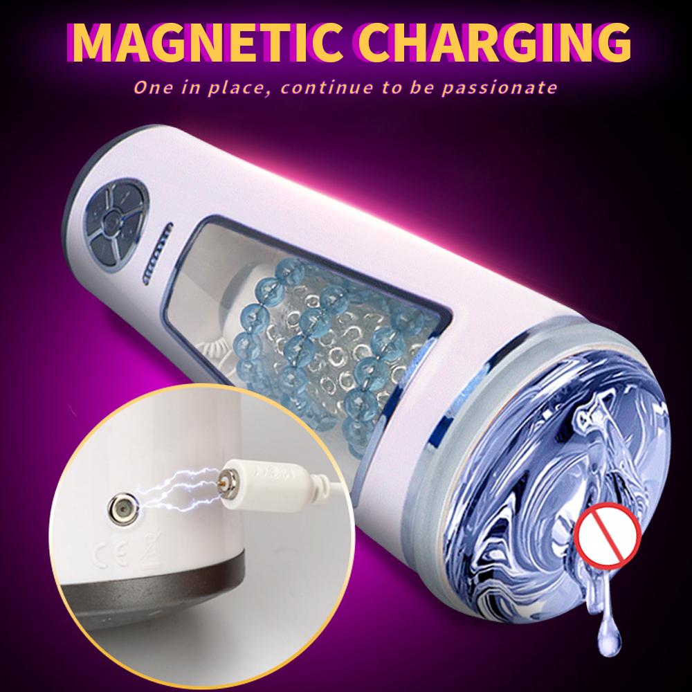 Automatic Rotation Masturbator For Men Piston Retractable Penis Vibrators Sex Toys for Men Oral Blowjob Real Vagina Sex