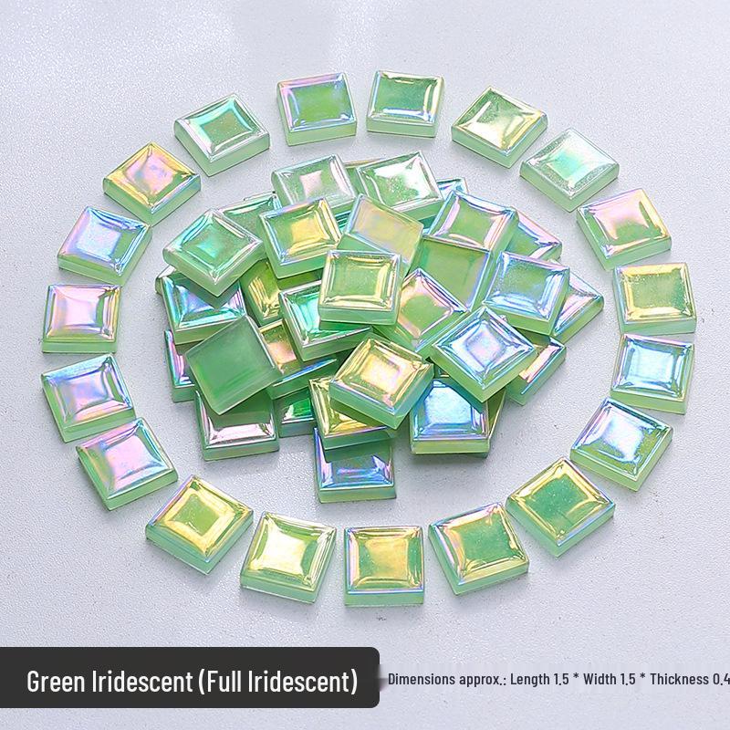 1kg Mosaic Iridescent Crystal Glass for DIY Children’s Handicrafts