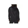 Vans Black Small Logo Embroidered Basic Pullover Hoodie VN0A4OOOBLK