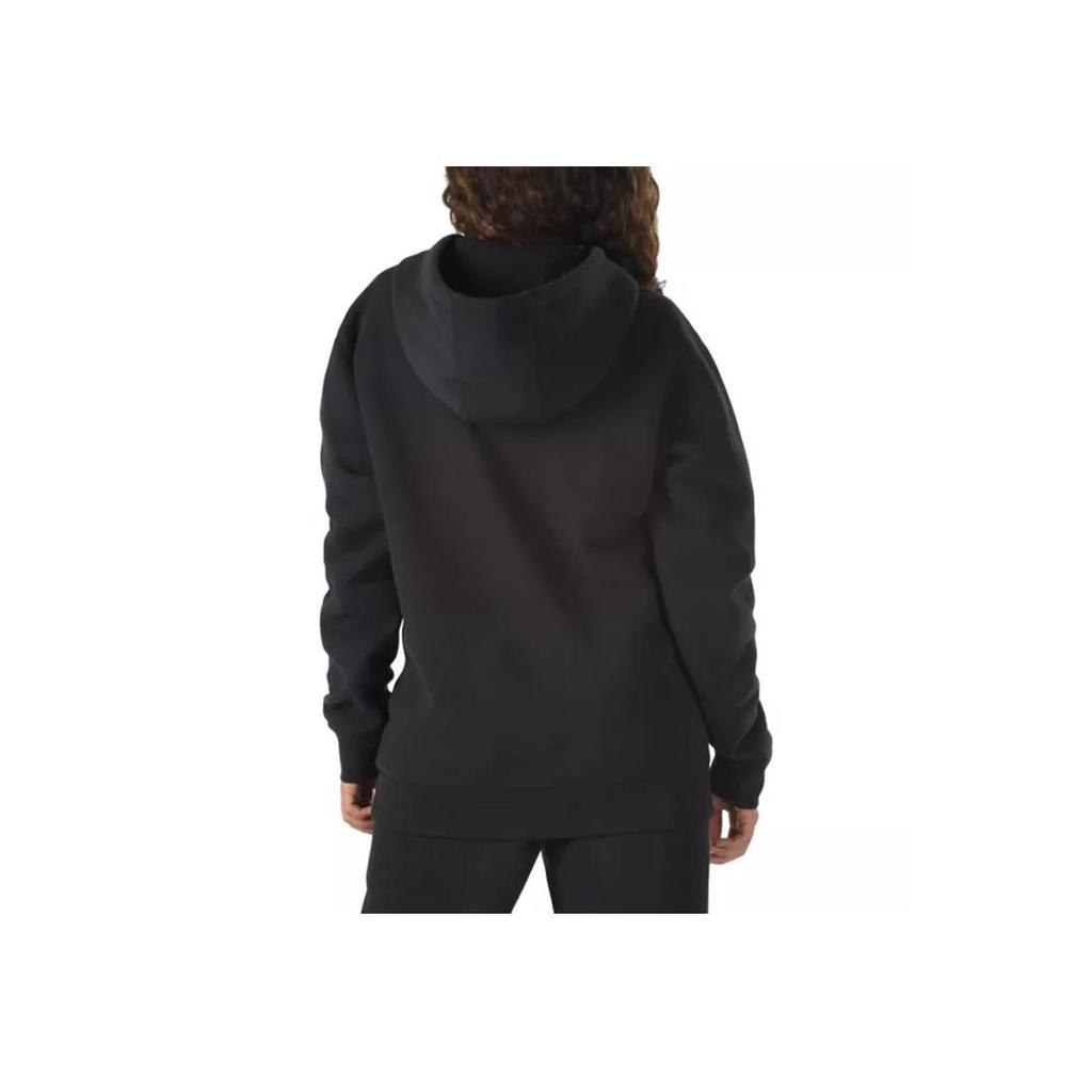 Vans Black Small Logo Embroidered Basic Pullover Hoodie VN0A4OOOBLK