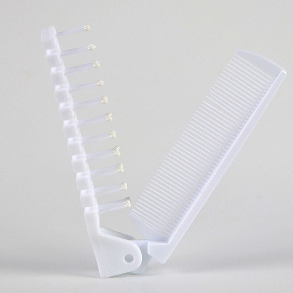 4pcs Oil Head Folding Pocket Combs Hair Brush Hairdressing Combs Portable Hair Comb  Man Women