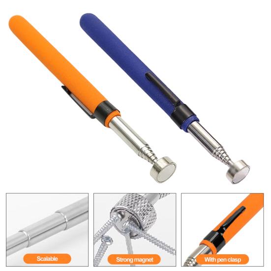 Telescoping Magnetic Pickup Tool 28" Long Extendable Picker Upper Tool with 8LB Magnet for Hard-to-Reach Narrow Space Mechanic Automotive