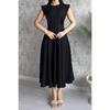 Black Women's Crew Neck Slim Dress (Please Prefer One Size Bigger.)