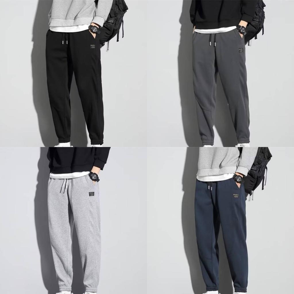 Spring Autumn Loose Fit Jogging Pants With Drawstring For Teenagers Casual Wear