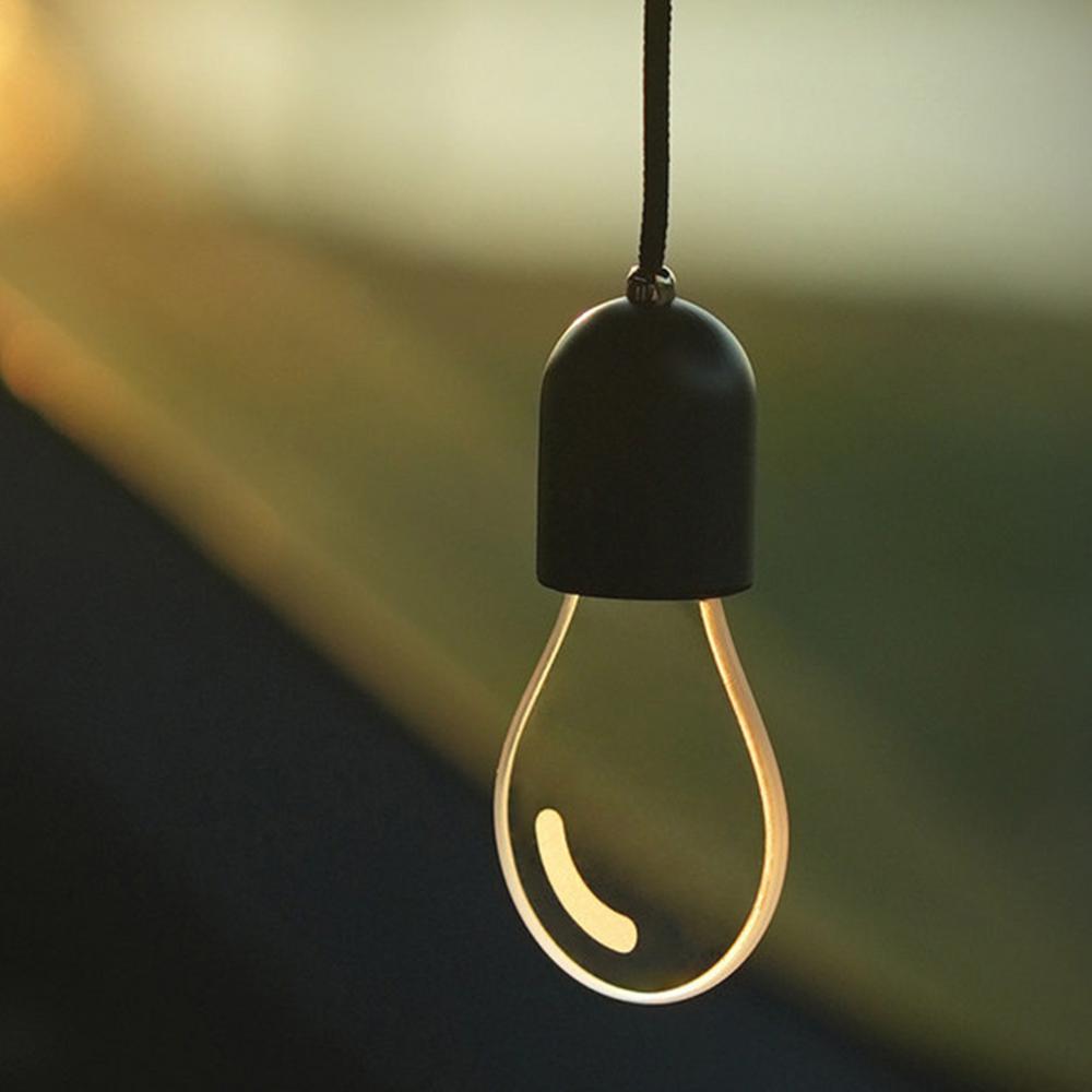Car Ornaments For Rear View Mirror Bulb Shape Glow Decor Vintage Rear View Mirror Accessories For Automobile Truck SUV Trailer