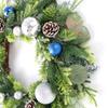 Festival Holiday Wreath Ornament Christmas Wreath Artificial Pine Garlands Festival Wall Hanging for Holiday