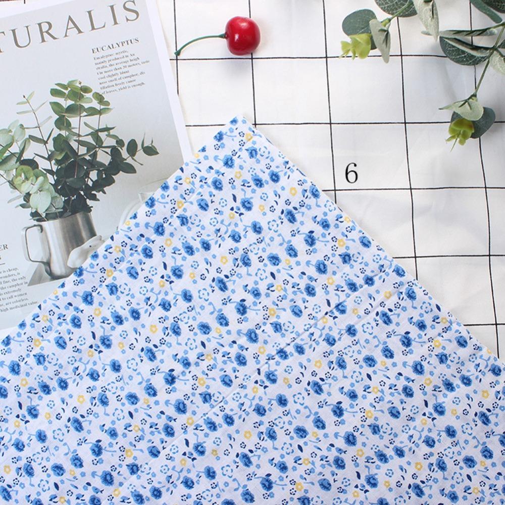 7Pcs Cotton Patchwork Fabric 50*50cm Quilting Fabric Polka Dot Cloth  Hand Sewing Projects