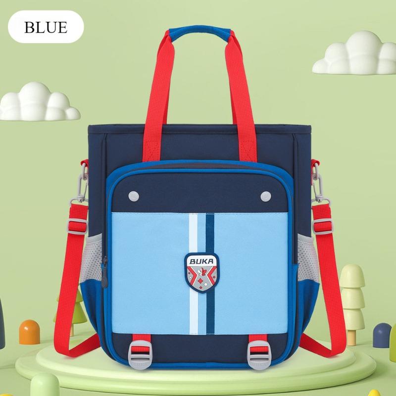 BUKA 2025 Summer New Pupil Portable Tutoring Bag Lightweight Multi-purpose Kid's Bags Wear-resistant Oxford Student Homework Storage Bag Art Package