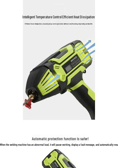 Portable Handheld Welding Machine - Instant Arc Start, Single-Hand Operation, Dual Voltage 220V/110V, Compatible with 2.5/3.2 Rods