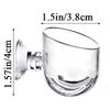 Acryl Wasserpflanzenbecher Aquarium Fischtank Glas Pflanztopf mit Saughalter Futterbehälter Ständer für Aquarienlandschaft