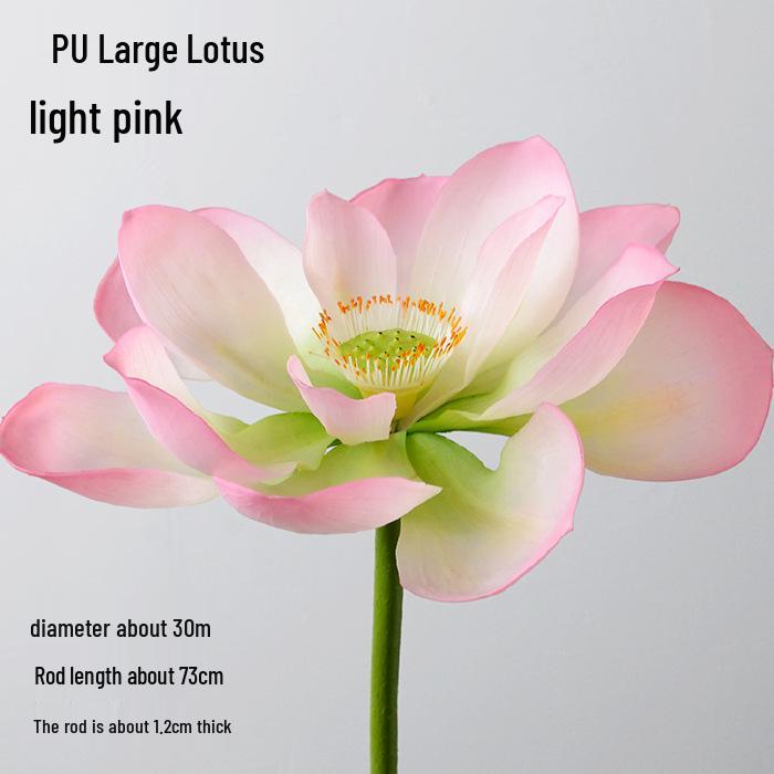 Artificial Lotus Leaf Pond Scenery Props with Stem for Stage and Landscape Photography