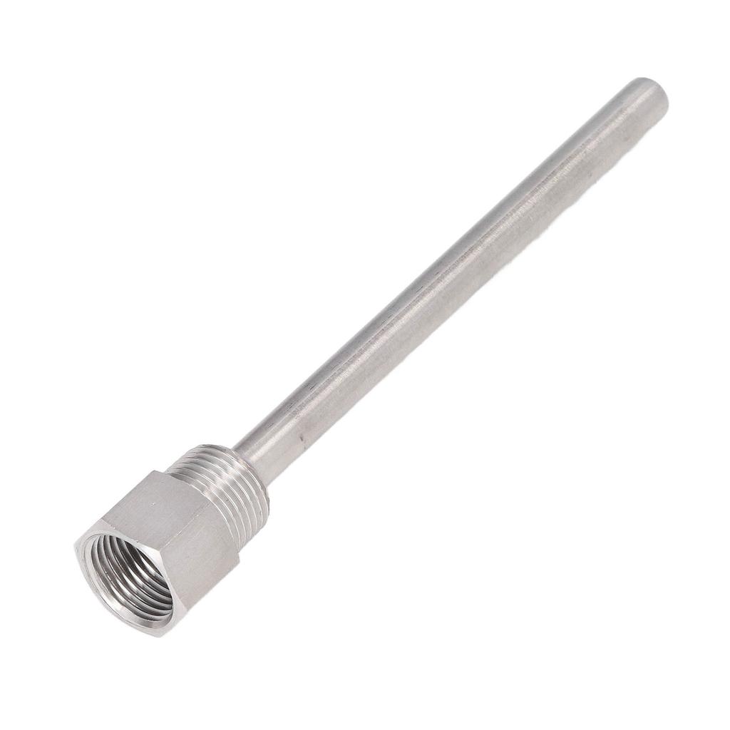 Stainless Steel Thermowell G1 2 Male Thread 6.7in Length Thermowell for Temperature Sensors