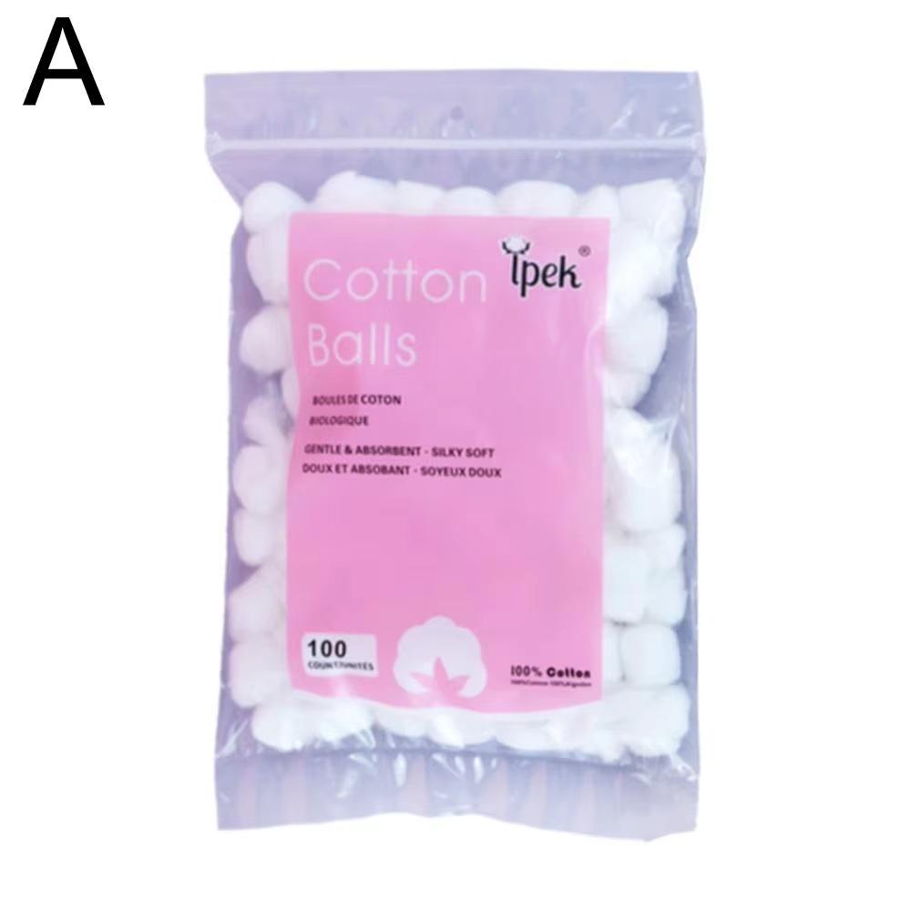 50/100/200 Stück Wattebällchen Nagellackentferner Reinigungsgerät Make-up Watte Nagelkunst Alkohol Desinfektion Zubehör