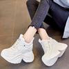 Inner Height Increase New Breathable Dad Shoes Platform Mesh Small Sports and Leisure Shoes A