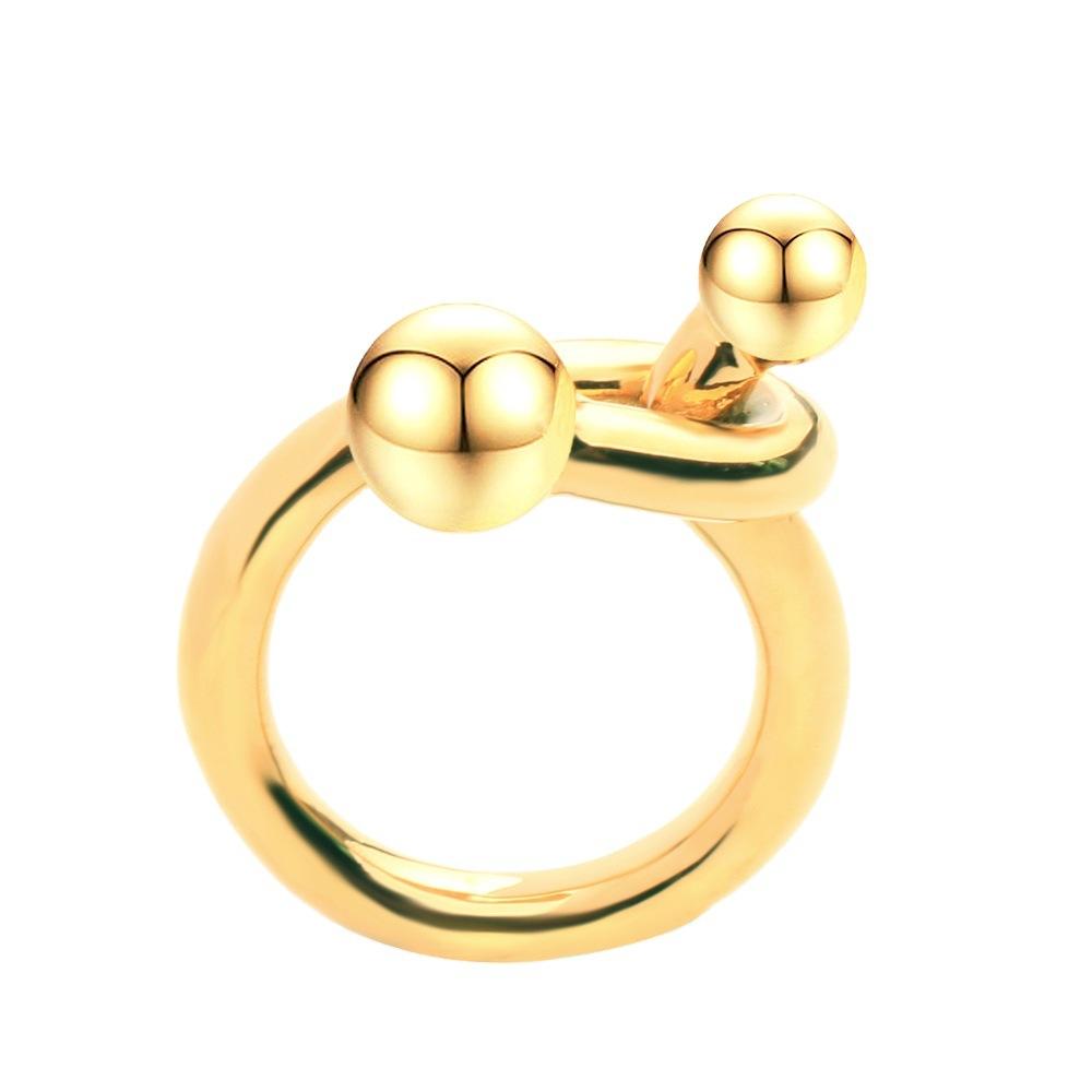 Fashion Personalized Ring, Female European and American Popular Creative Hot Sale, a Knot Ring
