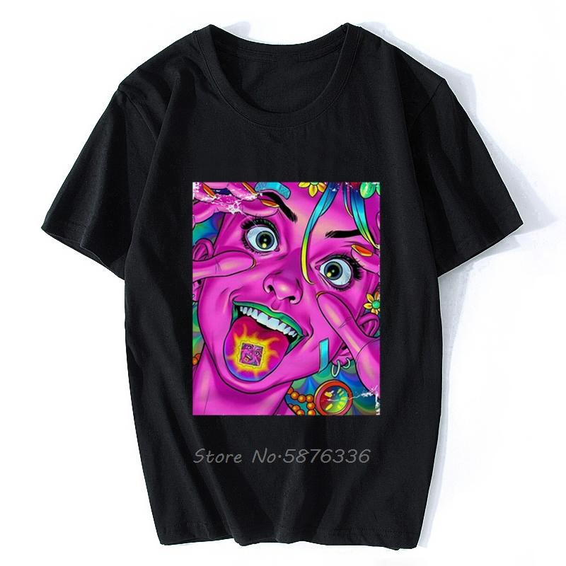 T Shirt Psychedelic Trippy Sexy Female Lucid Dream Lsd Mdma Xtc Ecstasy Albert Men Cotton Tshirt Anime Tees Harajuku Streetwear