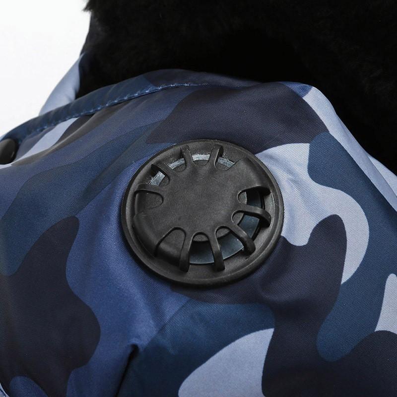 Winter Warm Fleece Lined Camouflage Beanie Hat Men Women Outdoor Fishing Cycling Windproof Ear Protection