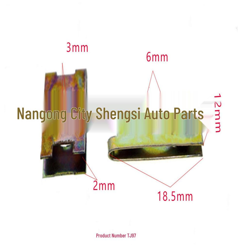Universal U-Shaped Clip Nut for Car Trim Panel Installation