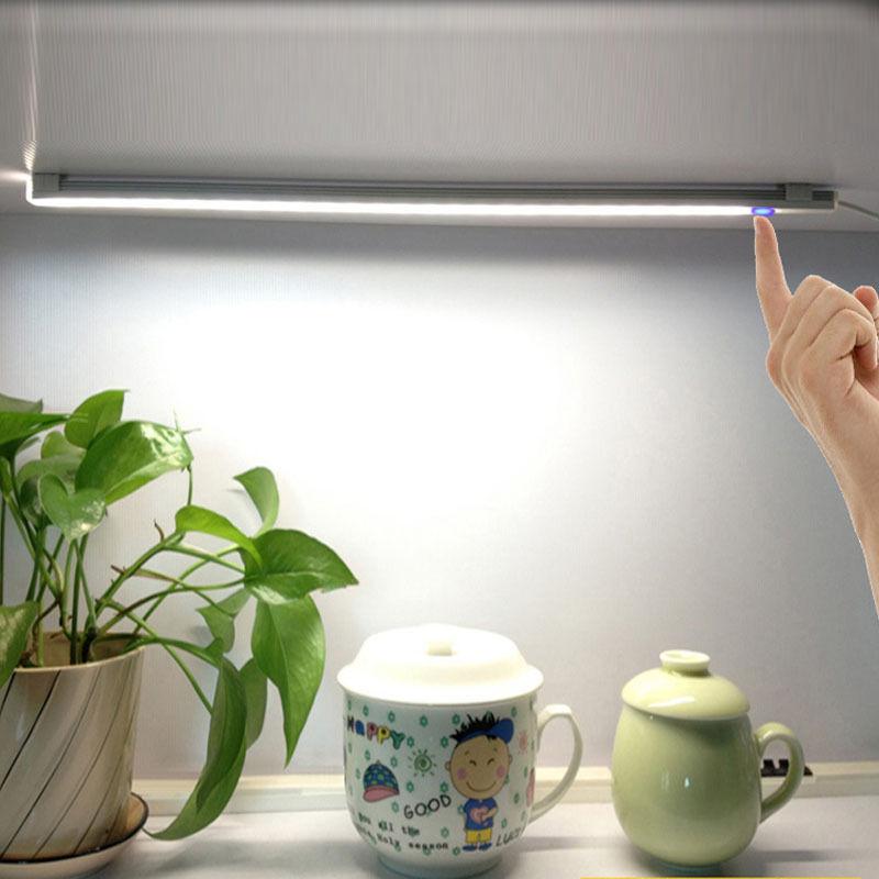 Portable LED USB Touch Switch Light Desk Table Study Reading Lamp Home Use White