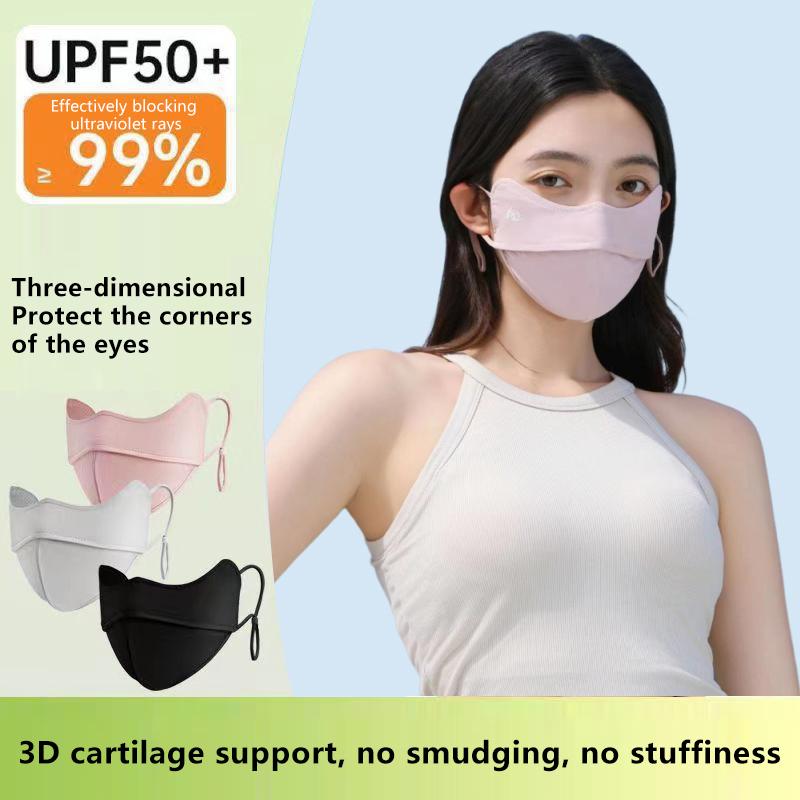 Cycling Ice Silk Face Mask Anti-UV Sun Protection Summer Unisex Adjustable Breathable Bandana Hunting Running Sport Mask Scarf