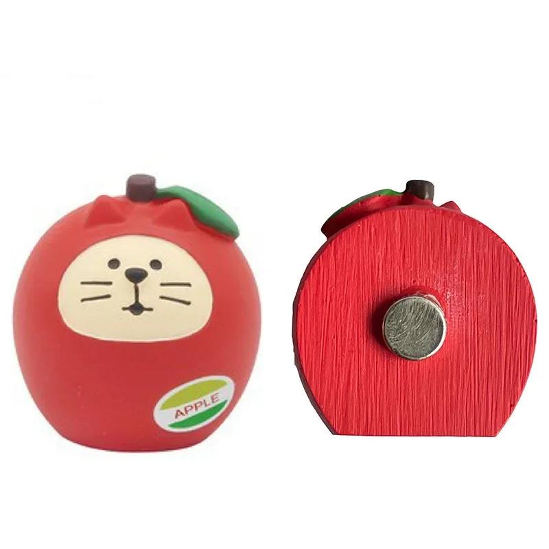 Resin Cute Cartoon Cat Fridge Magnetic Sticker Kawaii Zakka 3D Refrigerator Magnet Magnets Home Decoration Creative BirthdayGift