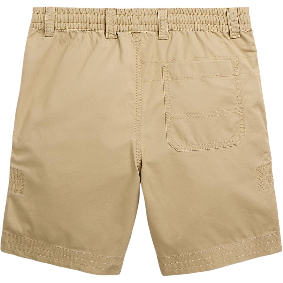 Polo Ralph Lauren Solid Color Five-Point Lace-Up Straight Leg Shorts Kids shorts Khaki CWPOSHOY4G20116-250