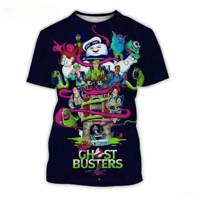 Cartoon Anime 3D Print T-shirt Personality Hip Hop Men Women Casual Round Neck Fun Comfortable Casual Short Sleeve T-shirt